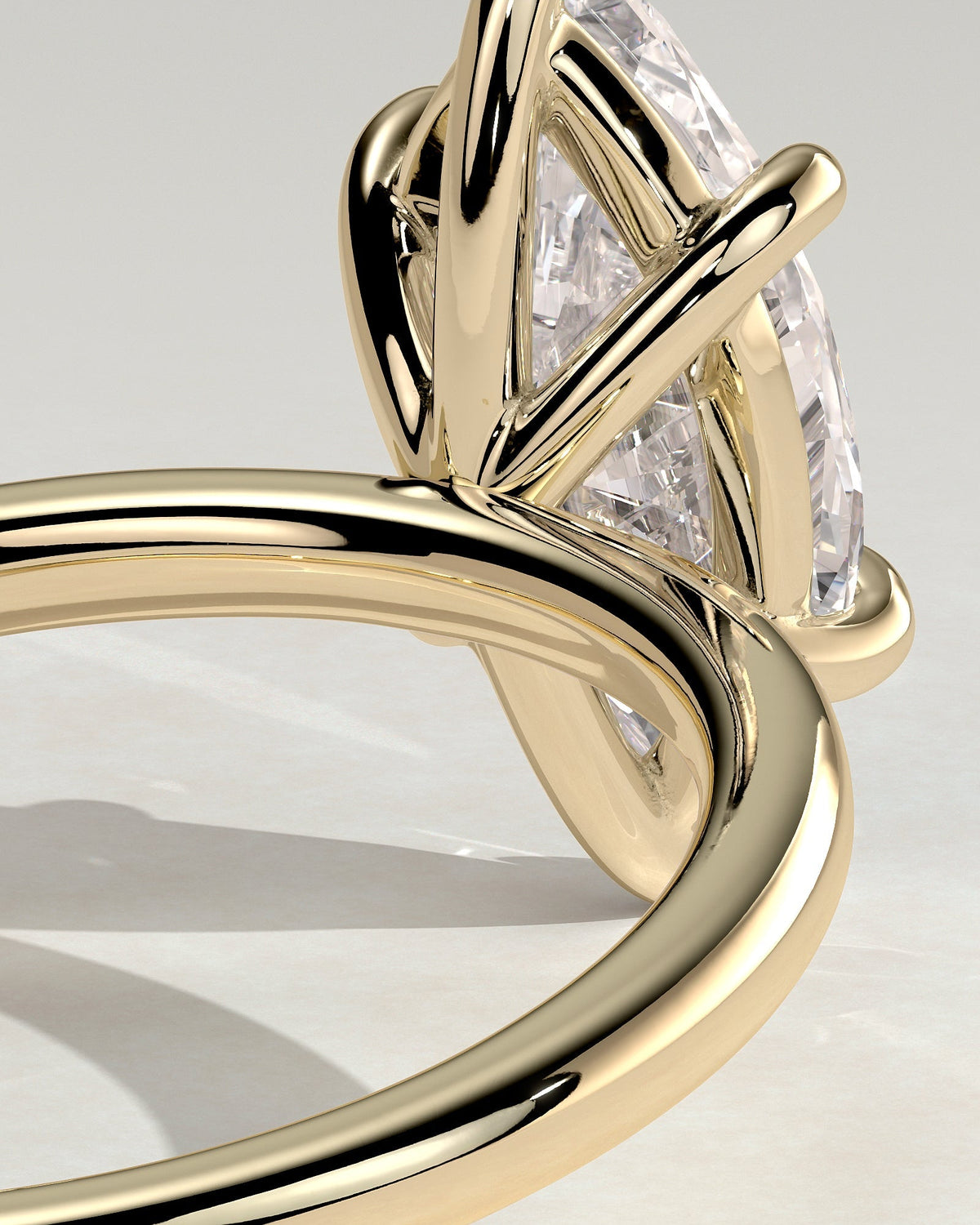 Marquise Solitaire Lab Grown Diamond Engagement Ring