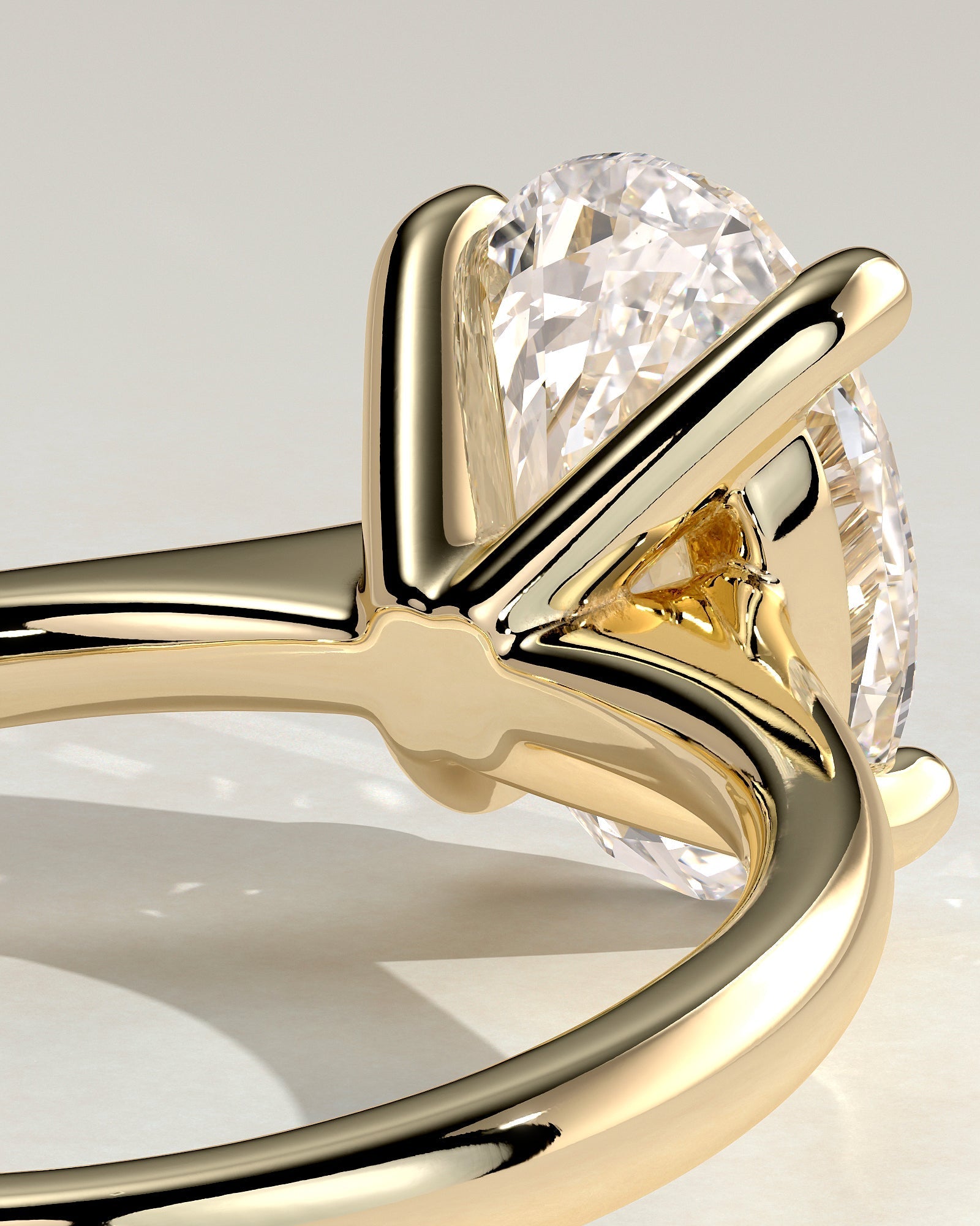 Oval Solitaire Lab Grown Diamond Engagement Ring