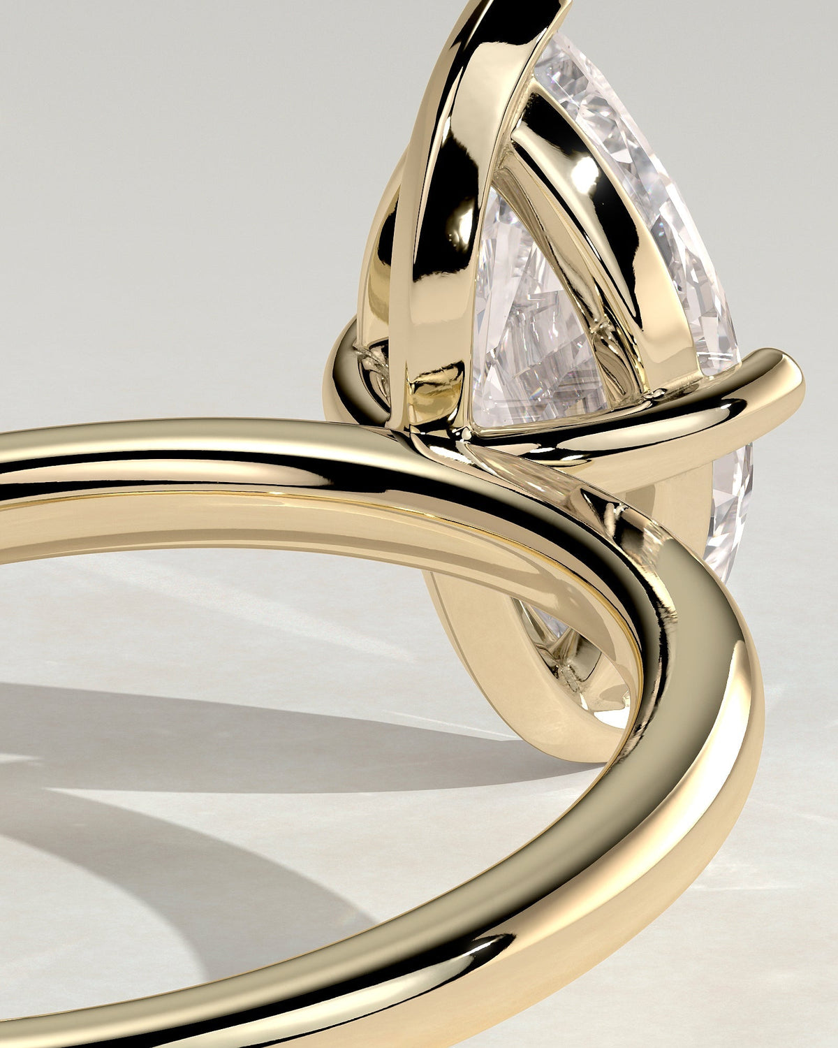 Marquise Solitaire Lab Grown Diamond Engagement Ring