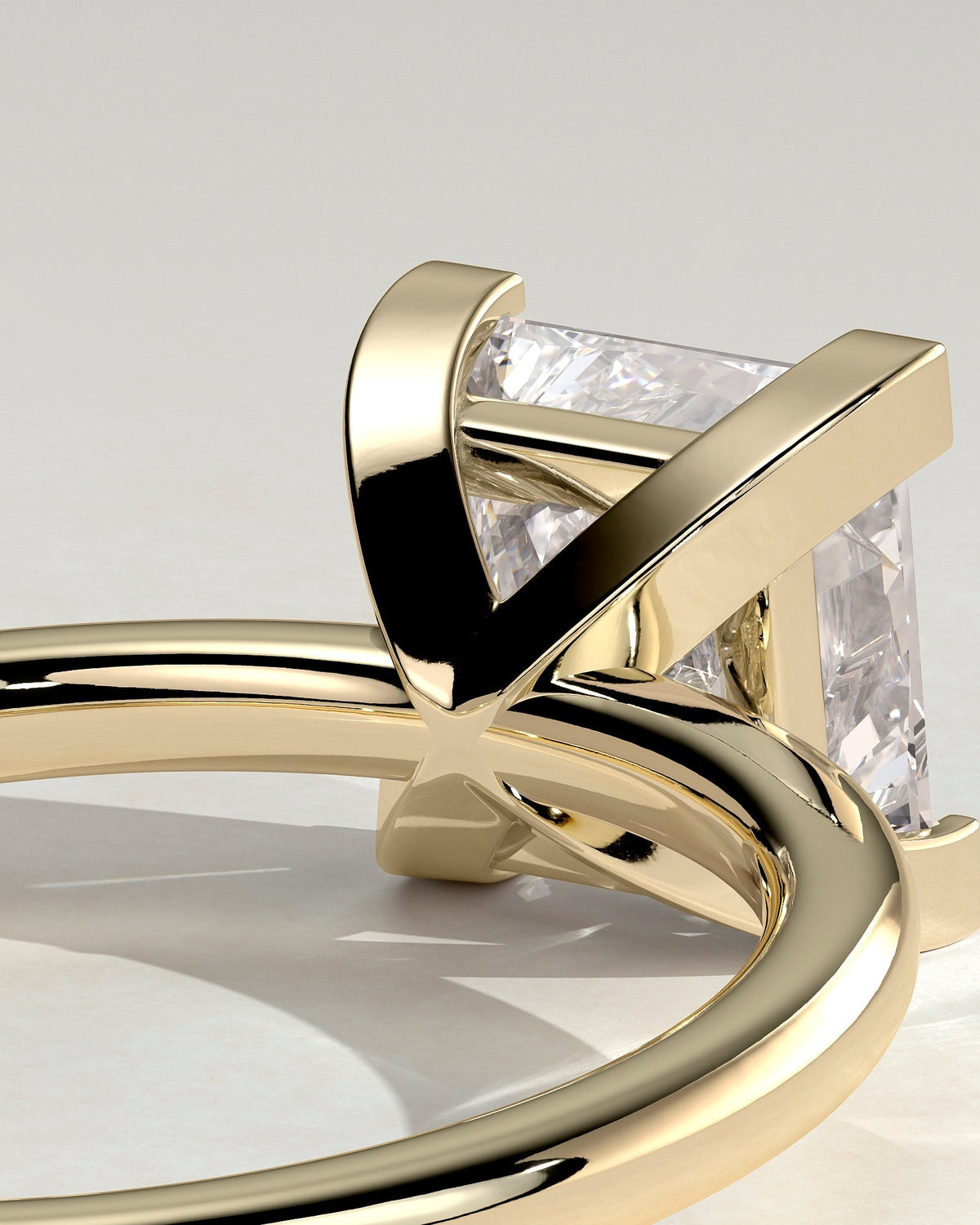 Princess Solitaire Lab Grown Diamond Engagement Ring