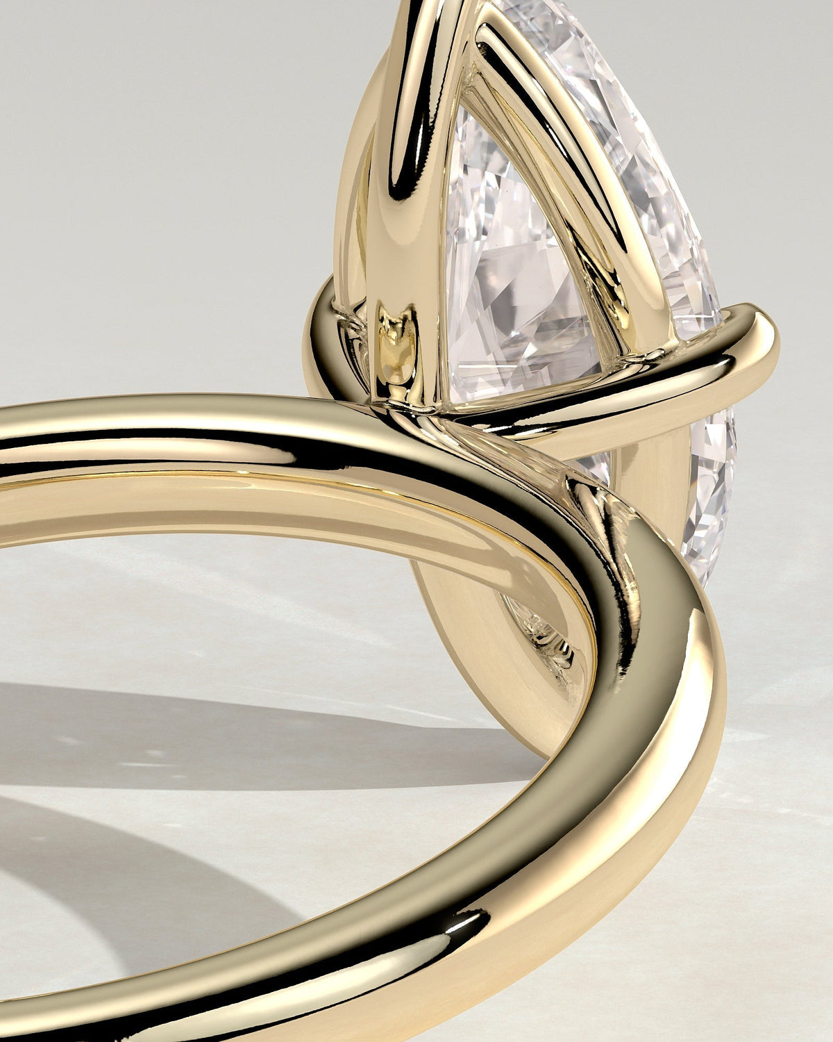 Marquise Solitaire Lab Grown Diamond Engagement Ring