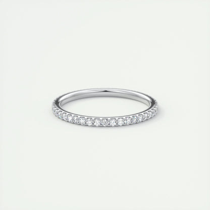 0.36 CT Round Full Eternity CVD EF/VVS Diamond Wedding Band 2