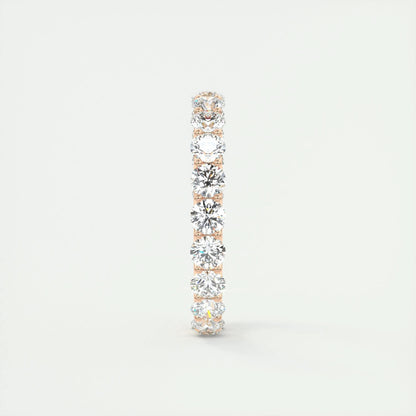2.1 CT Round Full Eternity CVD EF/VVS Diamond Wedding Band 15