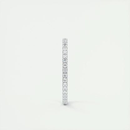 0.36 CT Round Full Eternity CVD EF/VVS Diamond Wedding Band 3