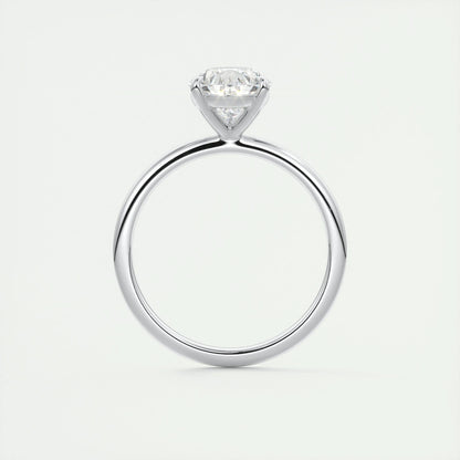 1.93 CT Pear Cut Solitaire Moissanite Engagement Ring 7