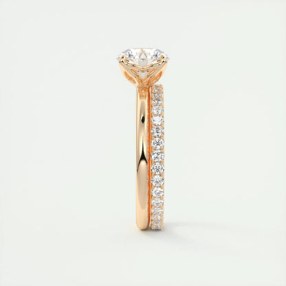 1.5 CT Round Solitaire CVD F/VS1 Diamond Engagement Ring 19