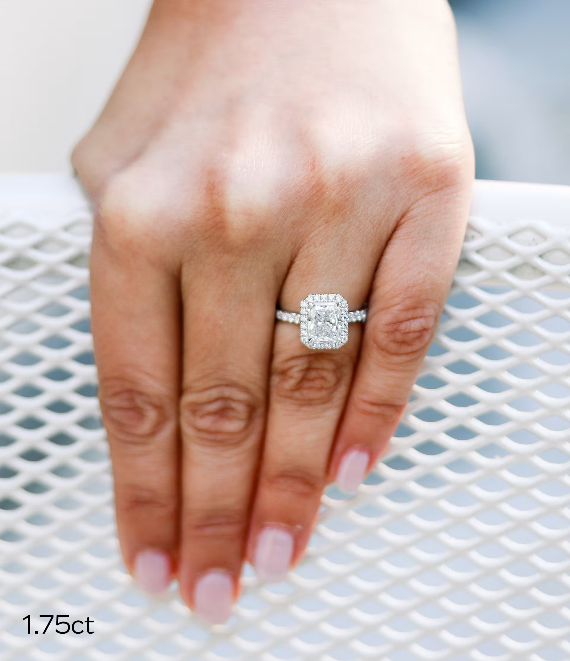 Marquise Cut Cluster Styled Lab Grown Diamond Engagement Ring