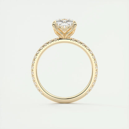 2 CT Cushion Solitaire CVD F/VS1 Diamond Engagement Ring 14