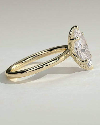 Marquise Solitaire With Tulip Prongs Lab Grown Diamond Engagement Ring