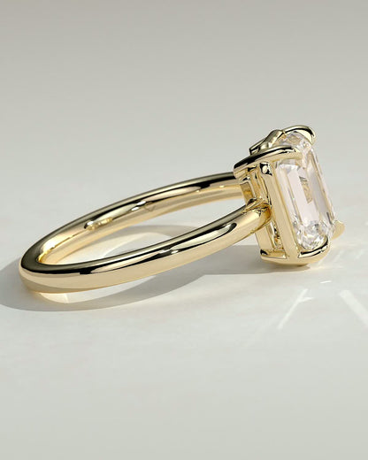 Emerald Harper Solitaire Lab Grown Diamond Engagement Ring