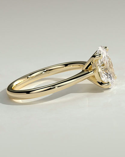 Oval Solitaire Lab Grown Diamond Engagement Ring