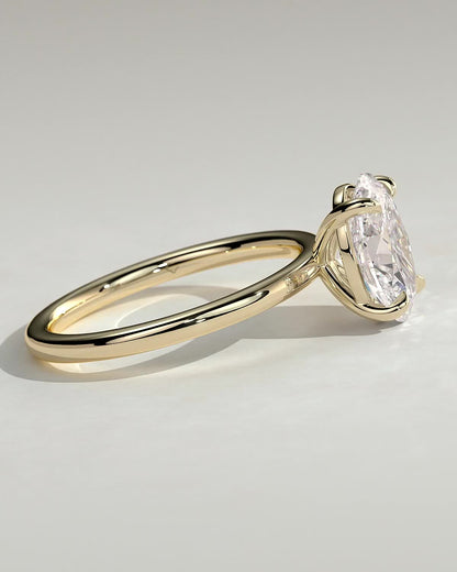 Oval Solitaire Lab Grown Diamond Engagement Ring