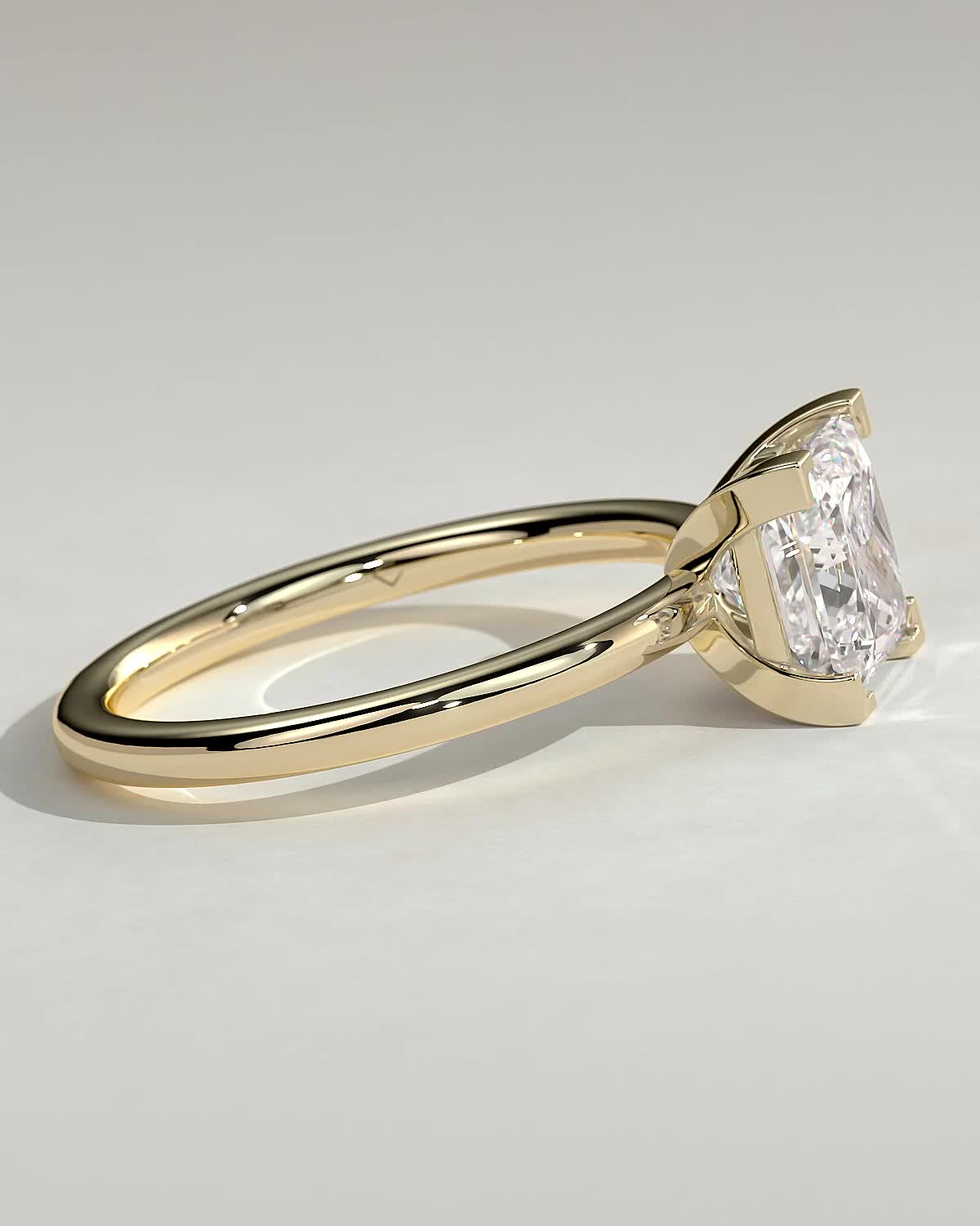 Princess Solitaire Lab Grown Diamond Engagement Ring