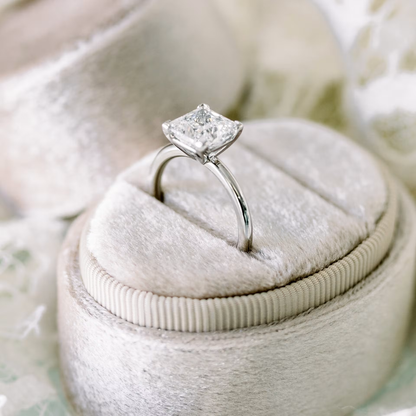 Marquise Cut Cluster Styled Lab Grown Diamond Engagement Ring