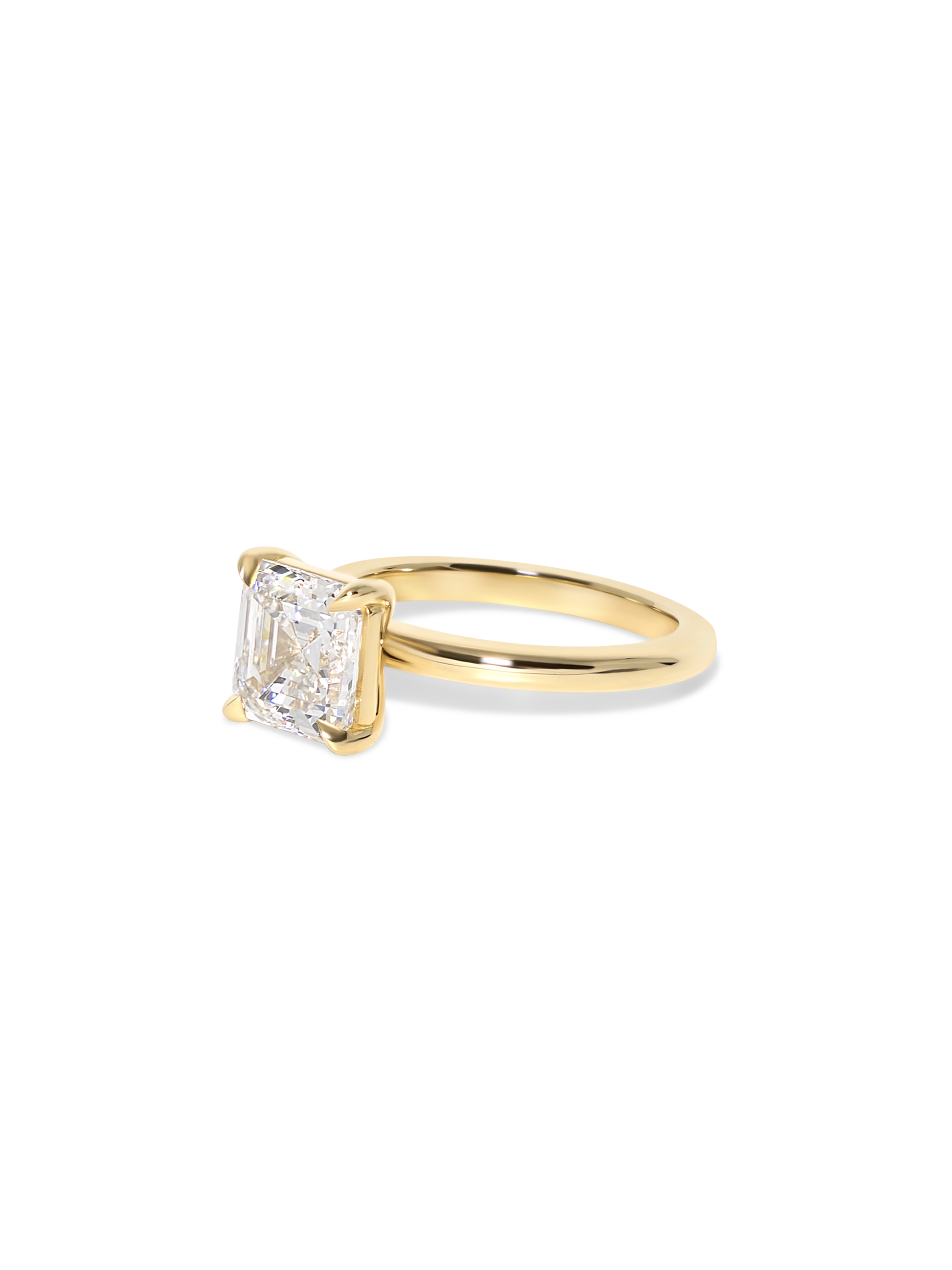 2 CT Round Three Stones Lab Grown Diamond Engagement Ring