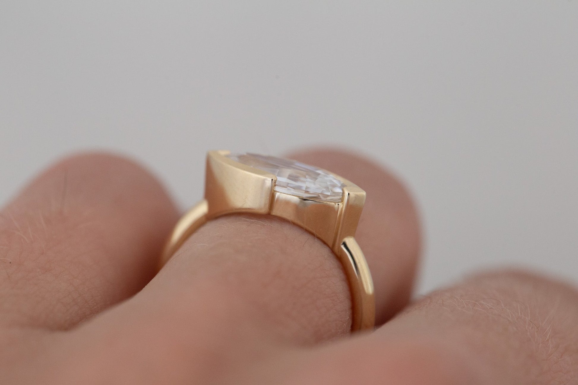 2 CT Round Three Stones Lab Grown Diamond Engagement Ring