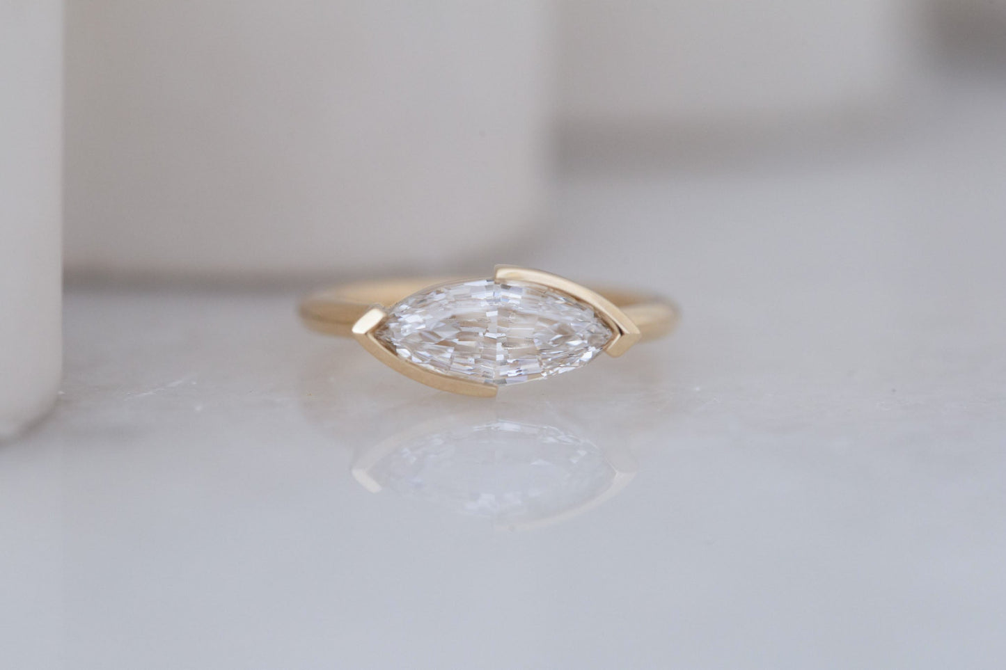 2 CT Round Three Stones Lab Grown Diamond Engagement Ring