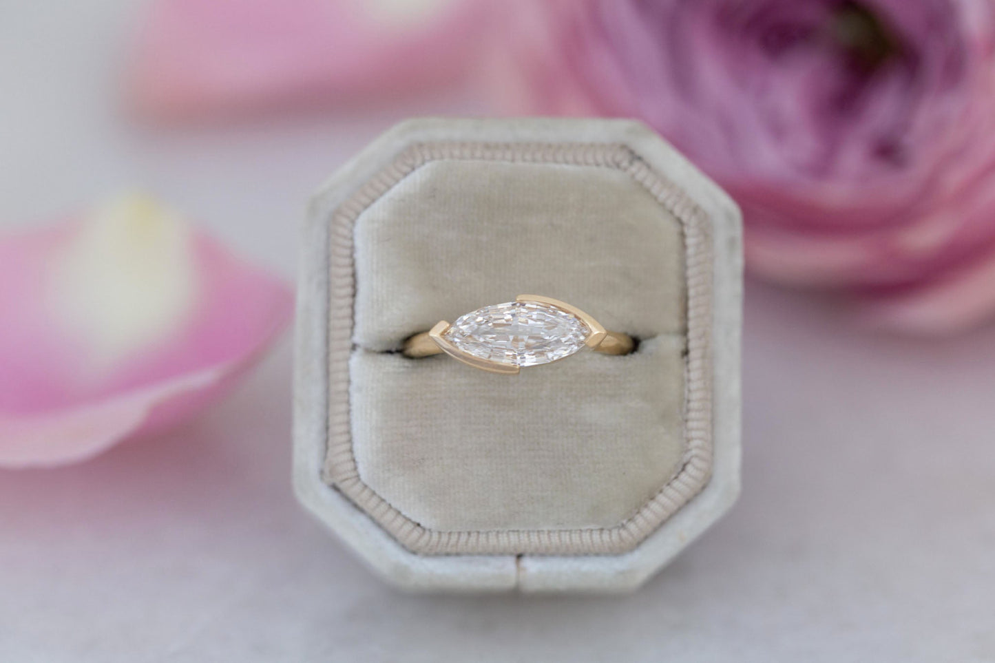 2 CT Round Three Stones Lab Grown Diamond Engagement Ring