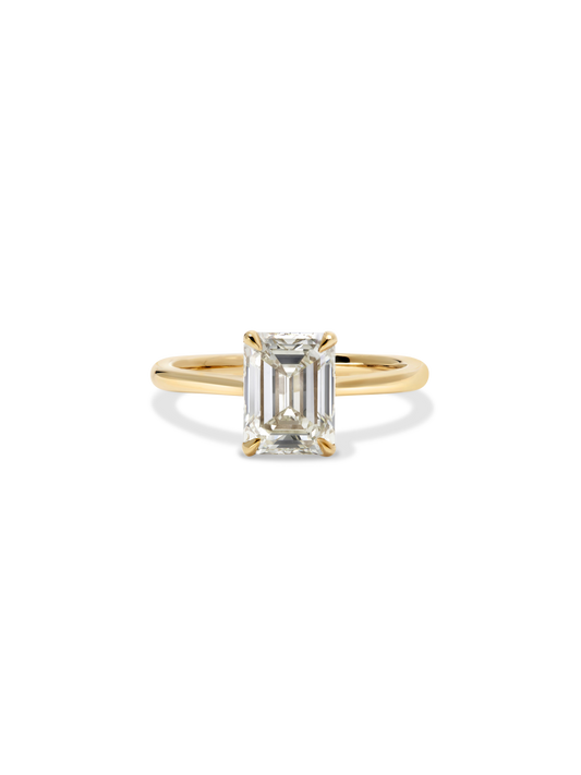 2 CT Round Three Stones Lab Grown Diamond Engagement Ring