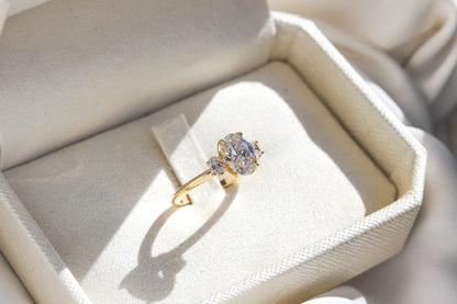 2 CT Round Three Stones Lab Grown Diamond Engagement Ring