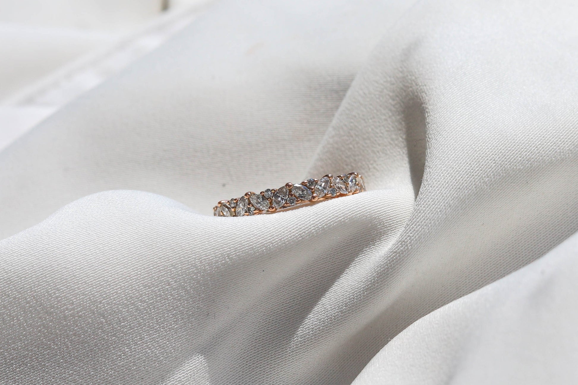 0.37 CT Round Full Eternity Lab Grown Diamond Wedding Band