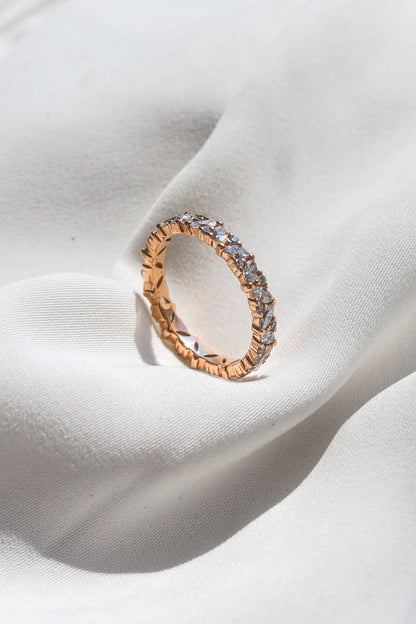 0.37 CT Round Full Eternity Lab Grown Diamond Wedding Band