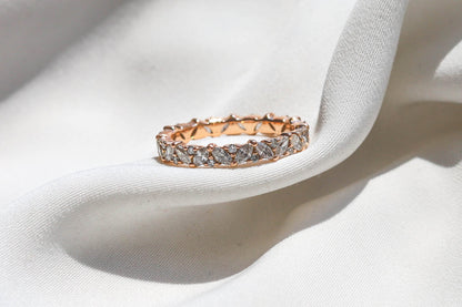 0.37 CT Round Full Eternity Lab Grown Diamond Wedding Band