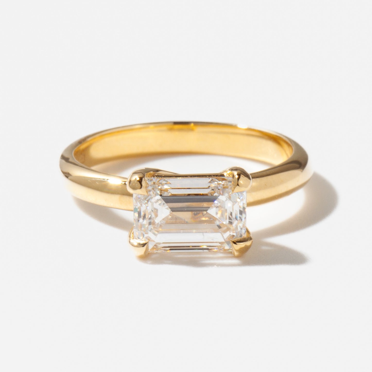 2 CT Round Three Stones Lab Grown Diamond Engagement Ring