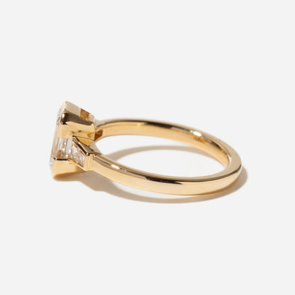 2 CT Round Three Stones Lab Grown Diamond Engagement Ring
