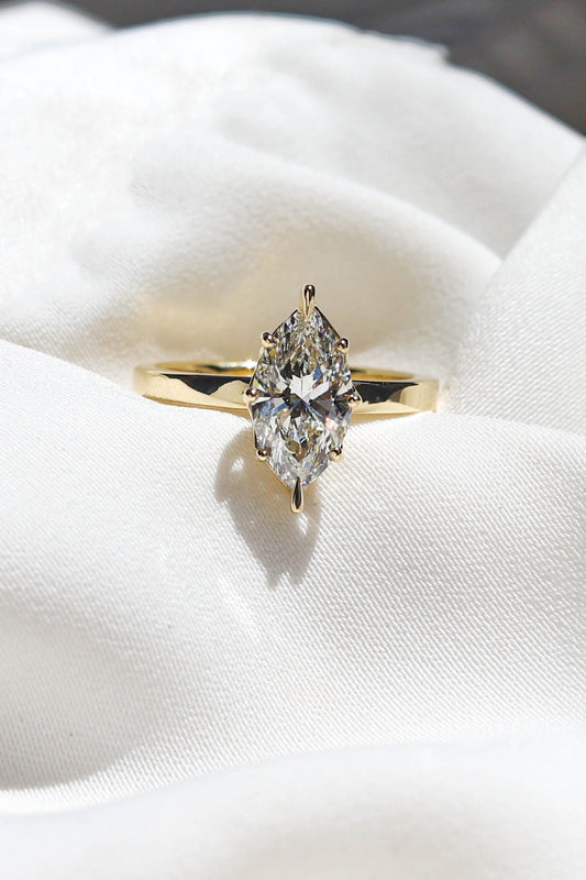 2 CT Round Three Stones Lab Grown Diamond Engagement Ring