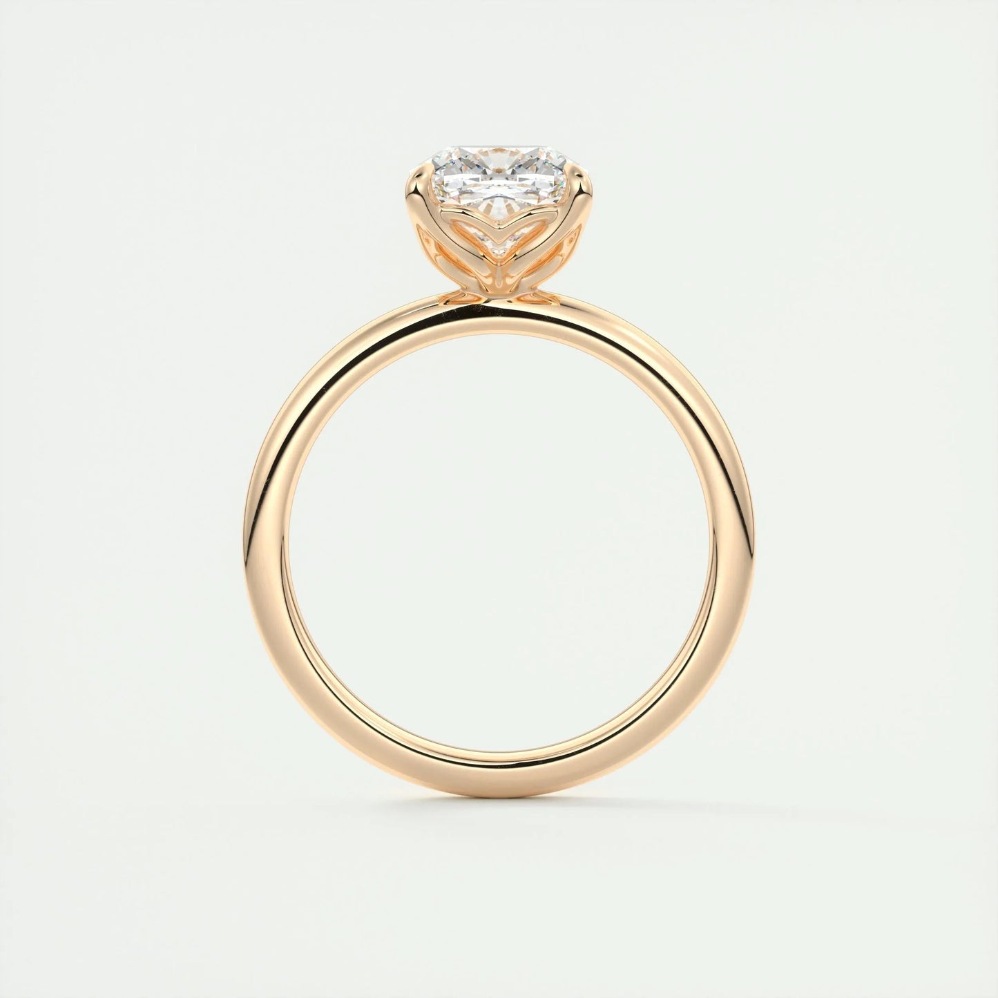 1.49 CT Cushion Cut Solitaire Moissanite Engagement Ring 21