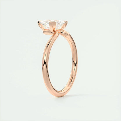 1.5 CT Trillion Solitaire CVD F/VS1 Diamond Engagement Ring 20