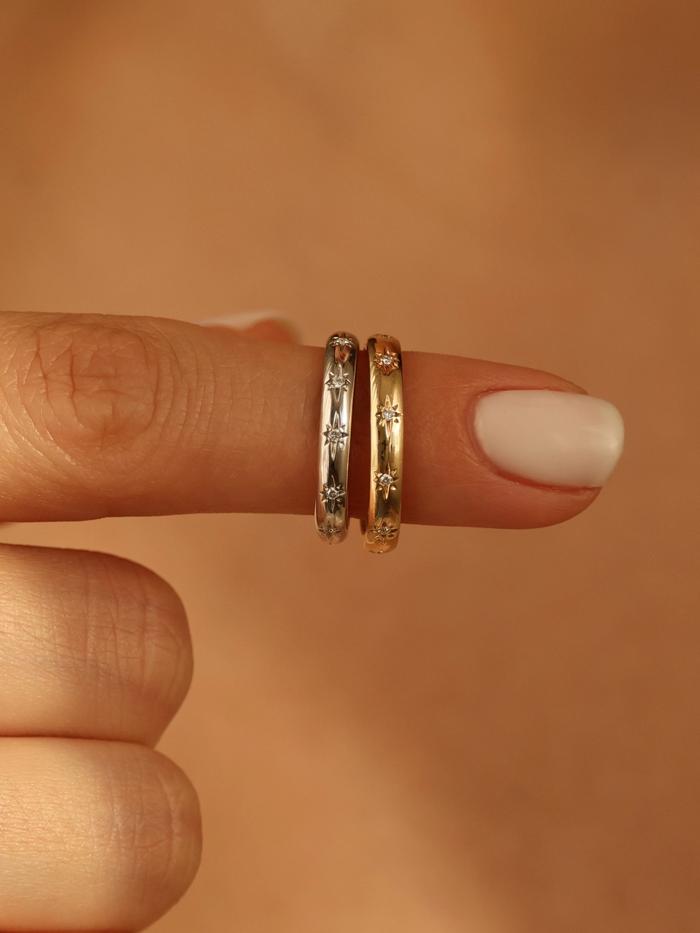 Marquise Cut Cluster Styled Lab Grown Wedding Band