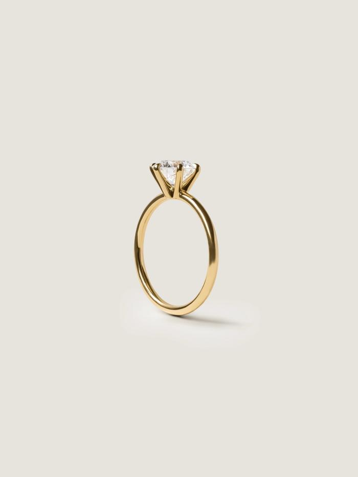 Marquise Cut Cluster Styled Lab Grown Diamond Engagement Ring
