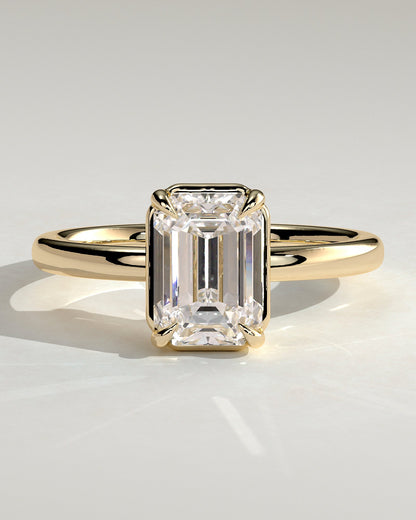 Emerald Harper Solitaire Lab Grown Diamond Engagement Ring