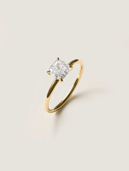 Marquise Cut Cluster Styled Lab Grown Diamond Engagement Ring