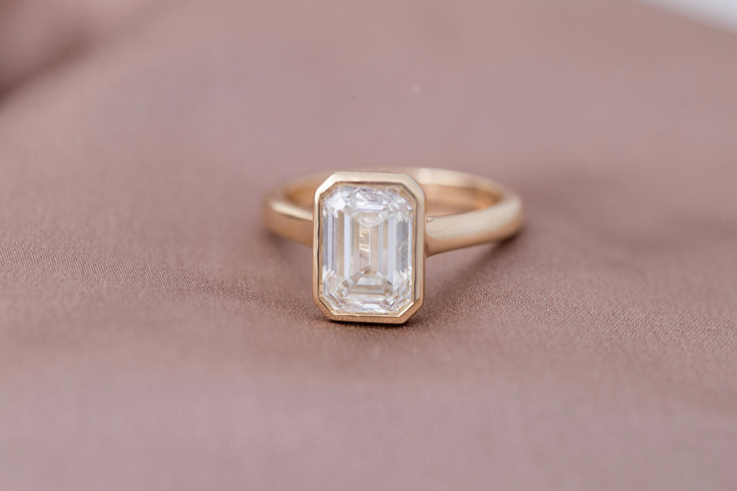 2 CT Round Three Stones Lab Grown Diamond Engagement Ring