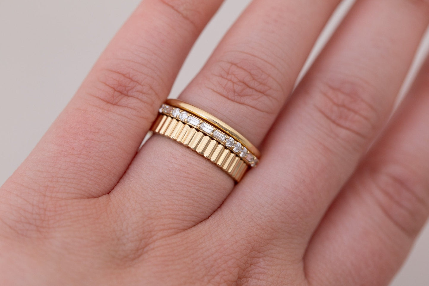 0.37 CT Round Full Eternity Lab Grown Diamond Wedding Band