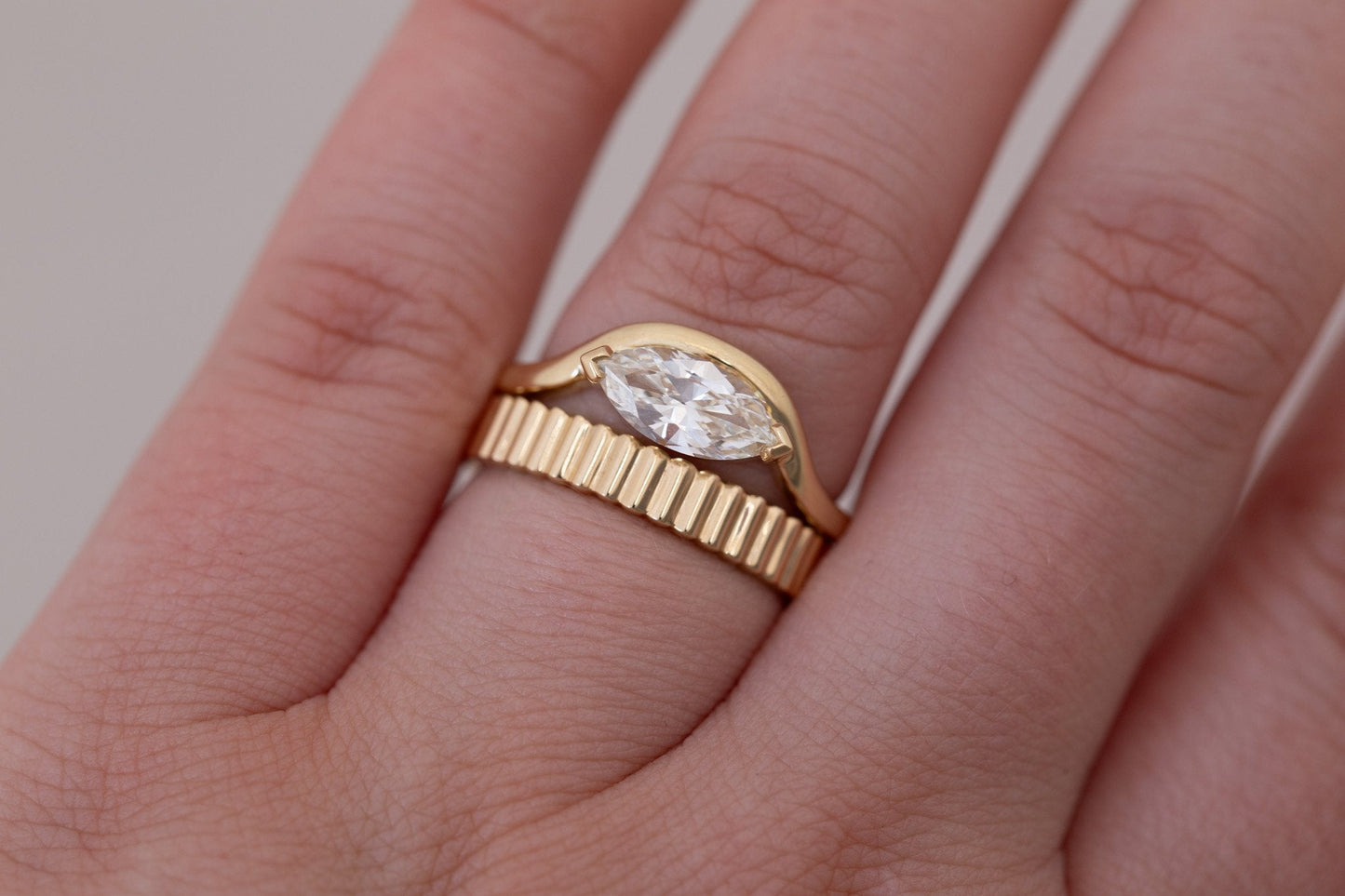 0.37 CT Round Full Eternity Lab Grown Diamond Wedding Band