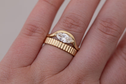 0.37 CT Round Full Eternity Lab Grown Diamond Wedding Band