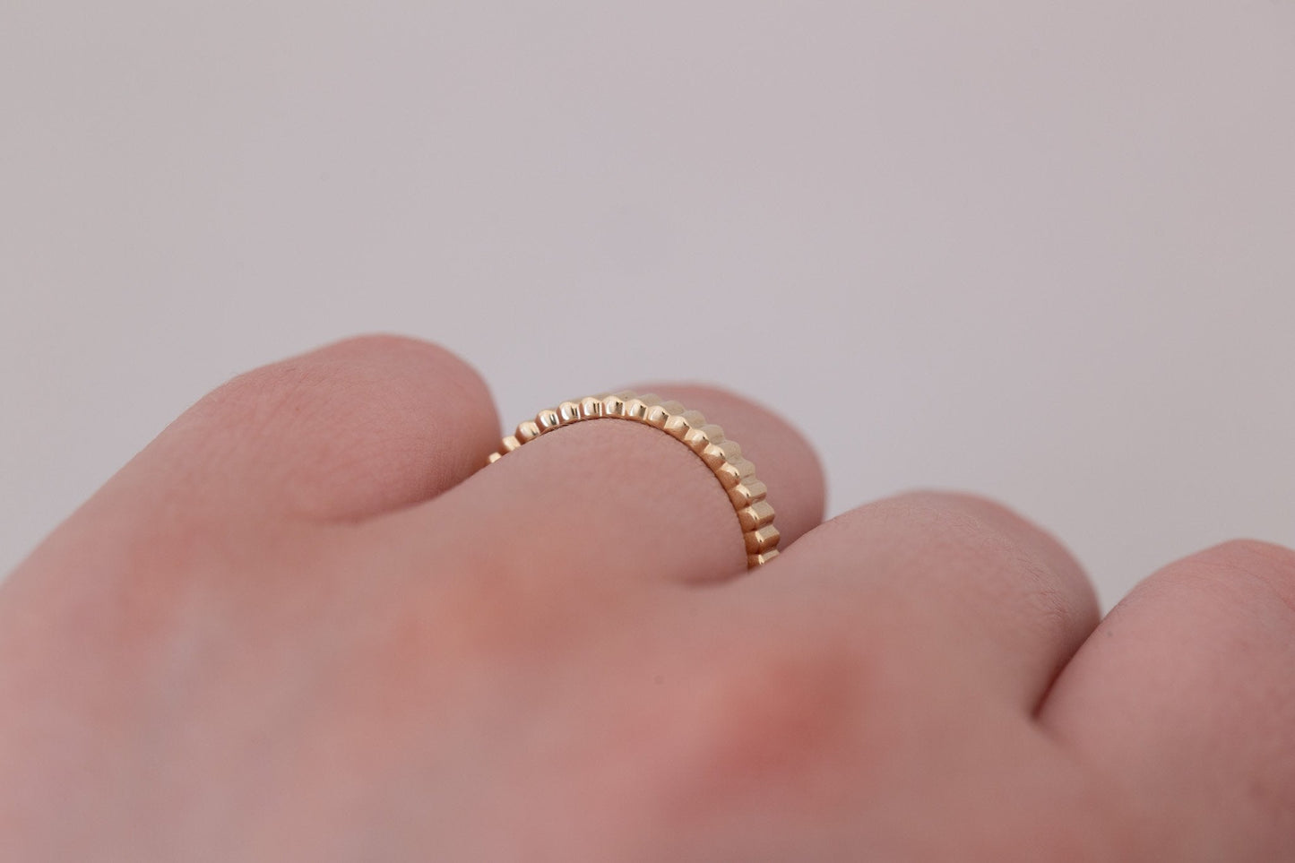 0.37 CT Round Full Eternity Lab Grown Diamond Wedding Band