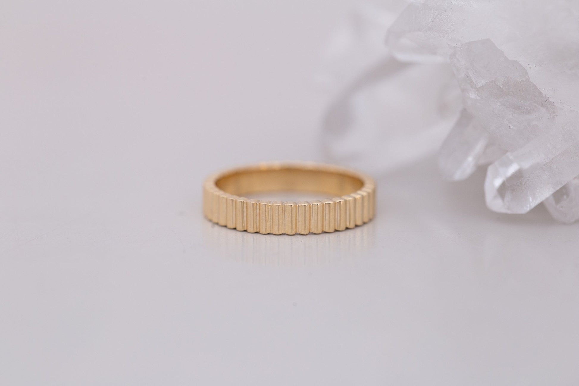 0.37 CT Round Full Eternity Lab Grown Diamond Wedding Band