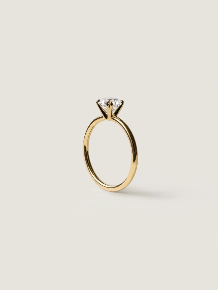 Marquise Cut Cluster Styled Lab Grown Diamond Engagement Ring