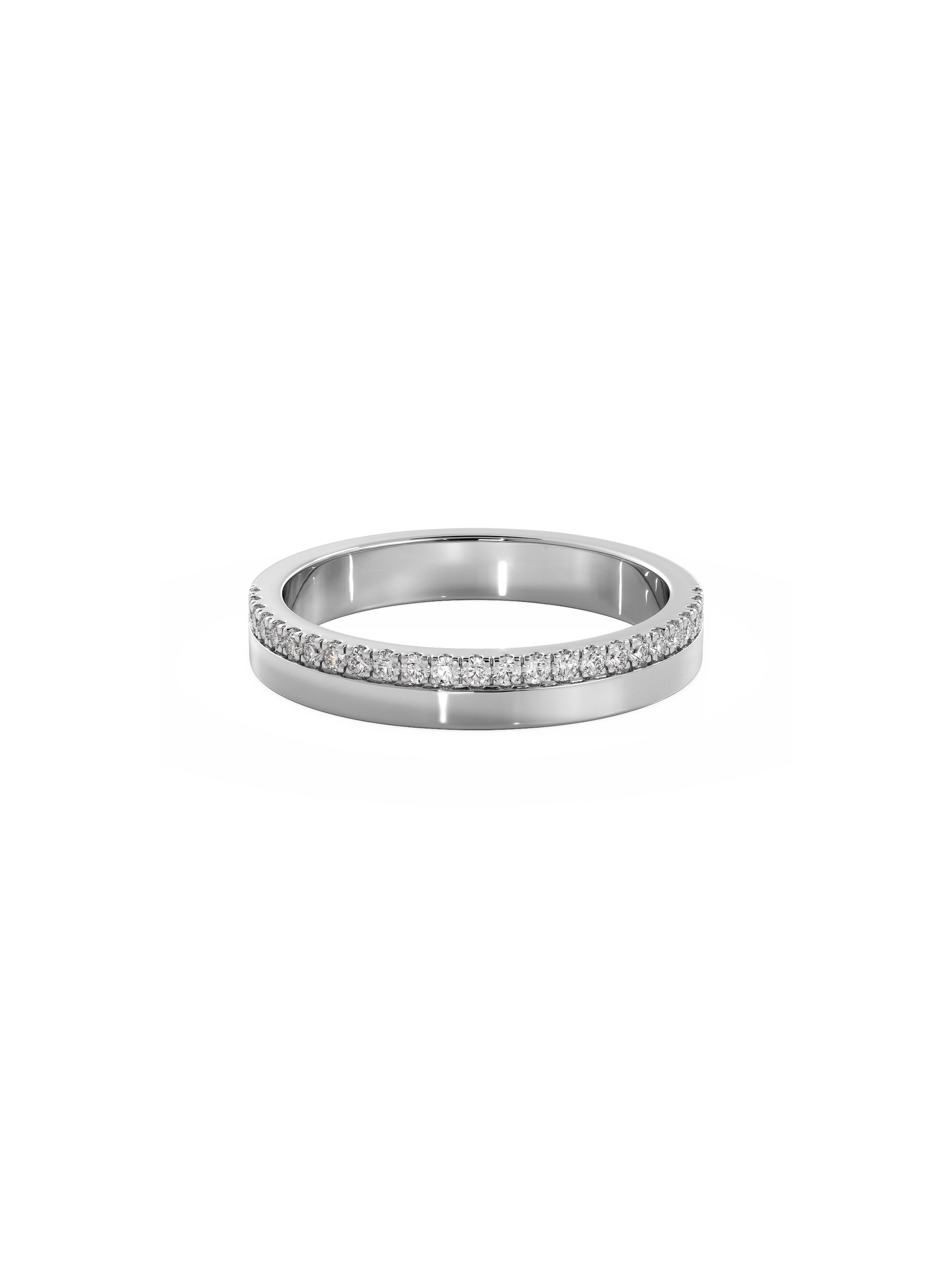 0.37 CT Round Full Eternity Lab Grown Diamond Wedding Band