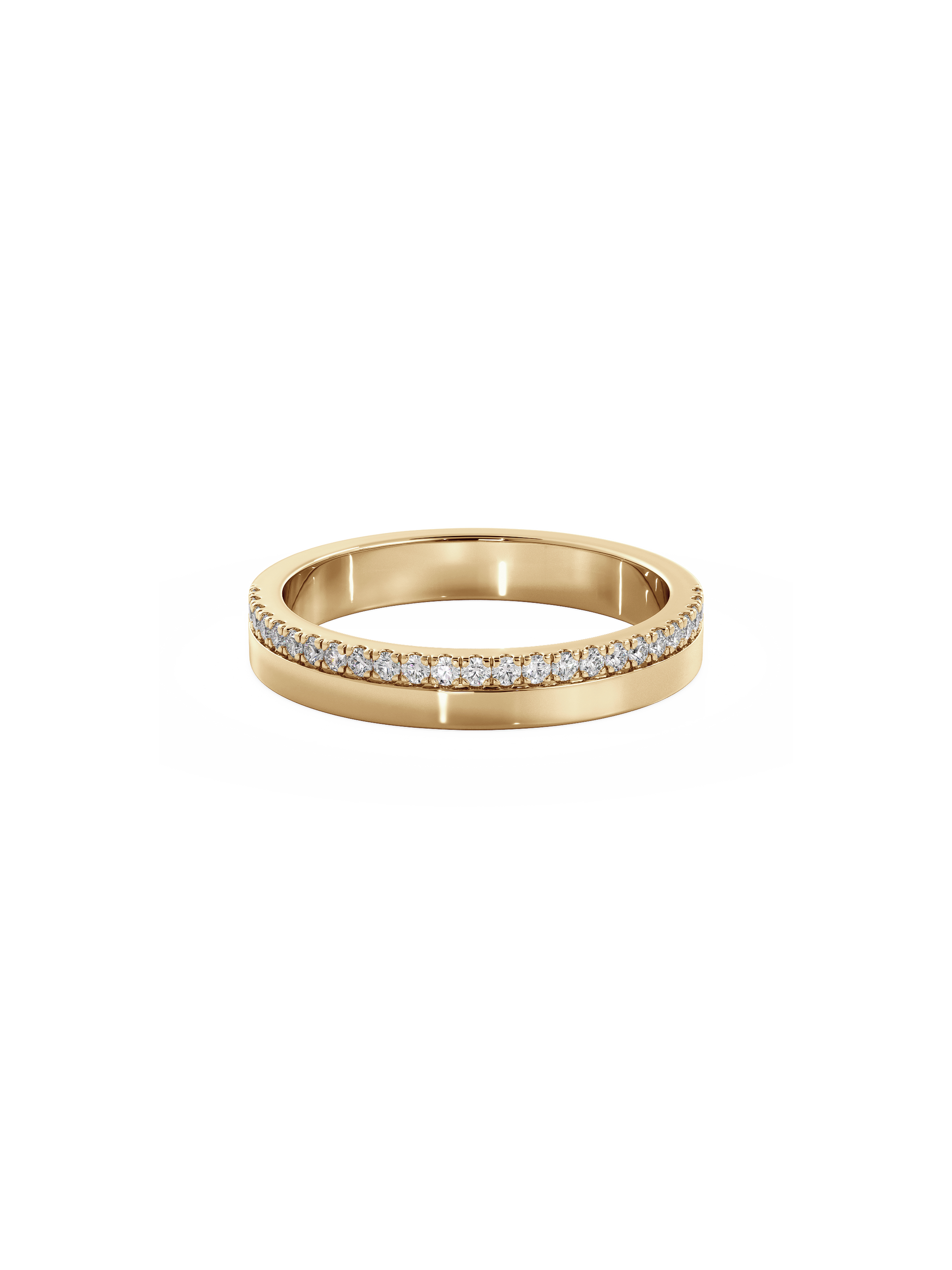 0.37 CT Round Full Eternity Lab Grown Diamond Wedding Band
