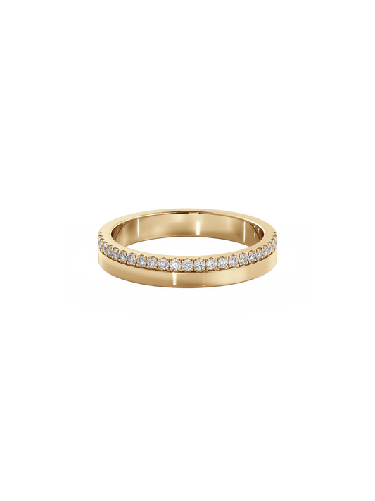 0.37 CT Round Full Eternity Lab Grown Diamond Wedding Band