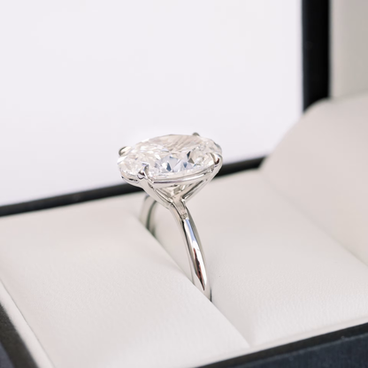 Marquise Cut Cluster Styled Lab Grown Diamond Engagement Ring