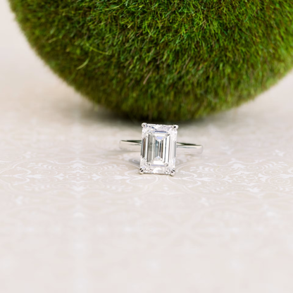 Marquise Cut Cluster Styled Lab Grown Diamond Engagement Ring