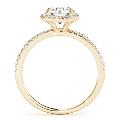 2 CT Round Three Stones Lab Grown Diamond Engagement Ring
