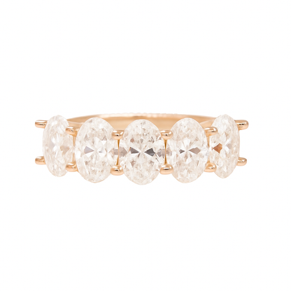 0.37 CT Round Full Eternity Lab Grown Diamond Wedding Band